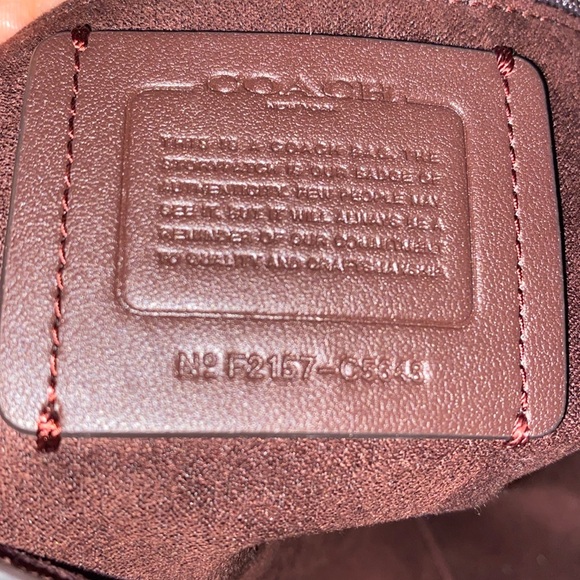 Coach KLEO C5648 Pebble Leather Backpack DARK AMETHYST Purple - Picture 2 of 12